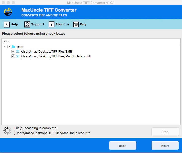 Choose preferred files