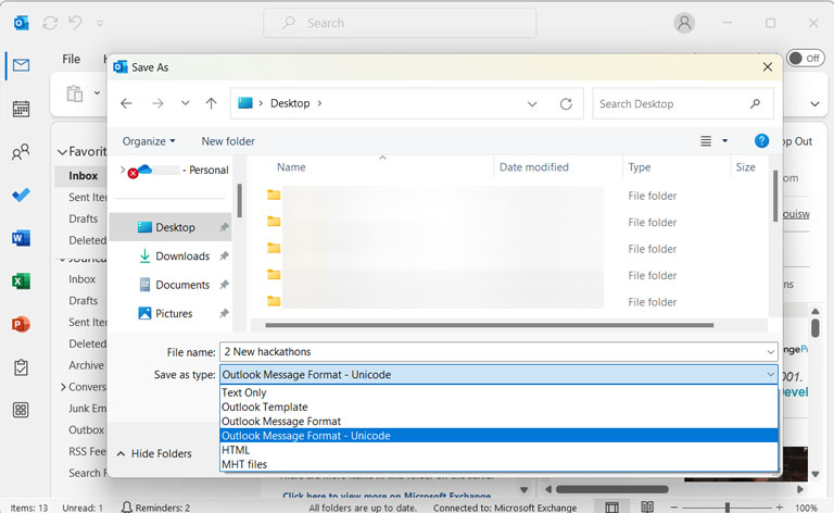 convert msg to eml