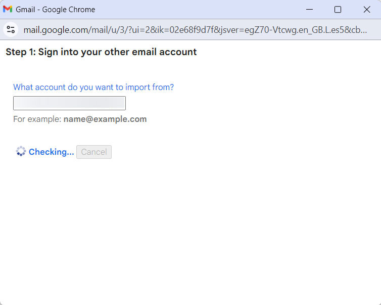 enter id account