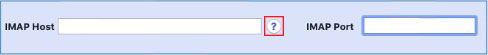 enter imap details