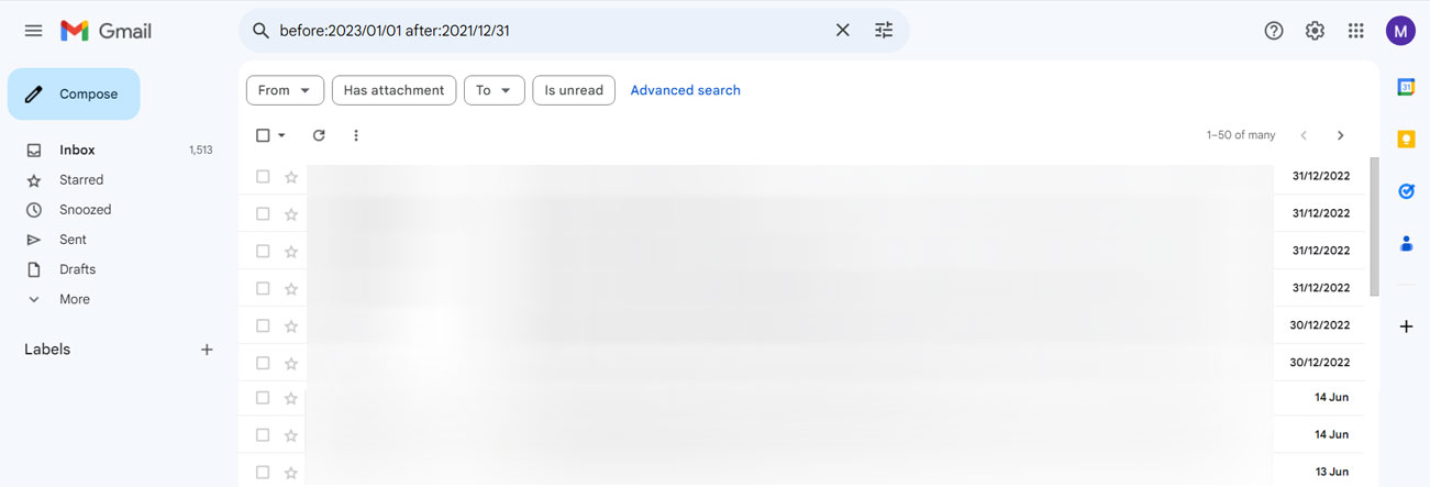 enter date