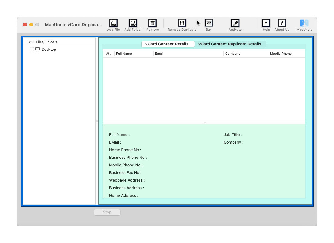 start the tool to remove duplicate contacts from android