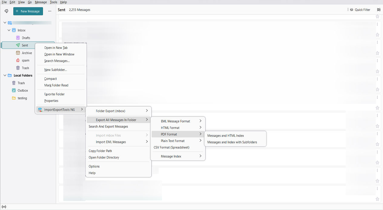 convert and open mbox in chrome