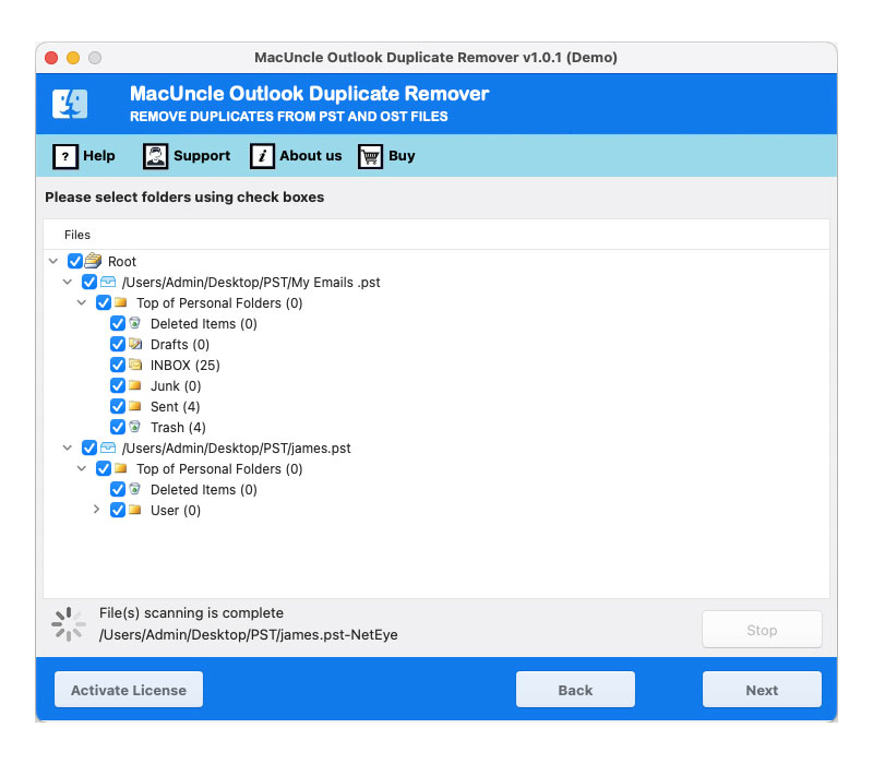 choose files from the folder