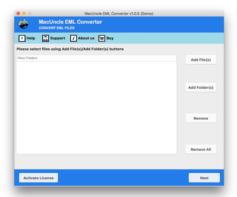 run eml to msg converter mac